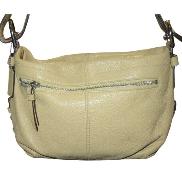 COACH 2010 Pebble Leather Convertible Duffle Hobo Crossbody Handbag in Camel - Picture 1 of 12